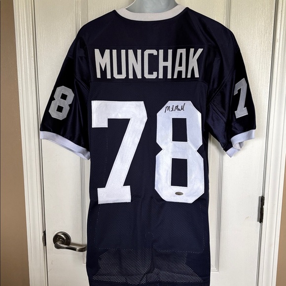 Vintage Mike Munchak Penn State Autographed Jersey - Picture 1 of 10